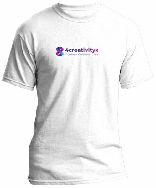 camiseta blanca 4creativityx