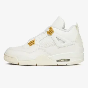 Jordan 4 Retro Metallic Gold (Women's)