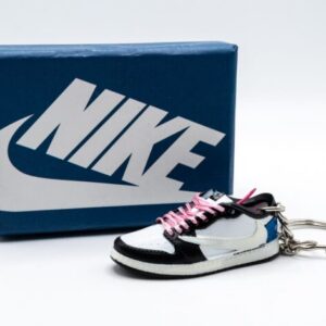 Mini Llavero Zapatilla Air Jordan 1 Low Travis Scott x Fragment