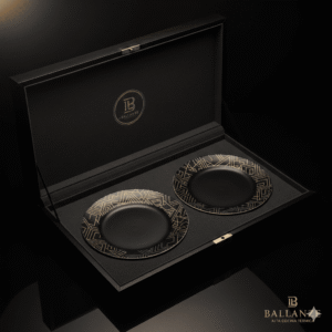 set de 2 platos llanos colección essence