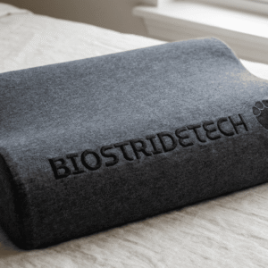 Cojín cervical BioStrideTech de espuma viscoelástica para aliviar el dolor de cuello