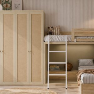 Habitación infantil con litera y mobiliario integrado