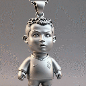 Colgante CR7 Plateado
