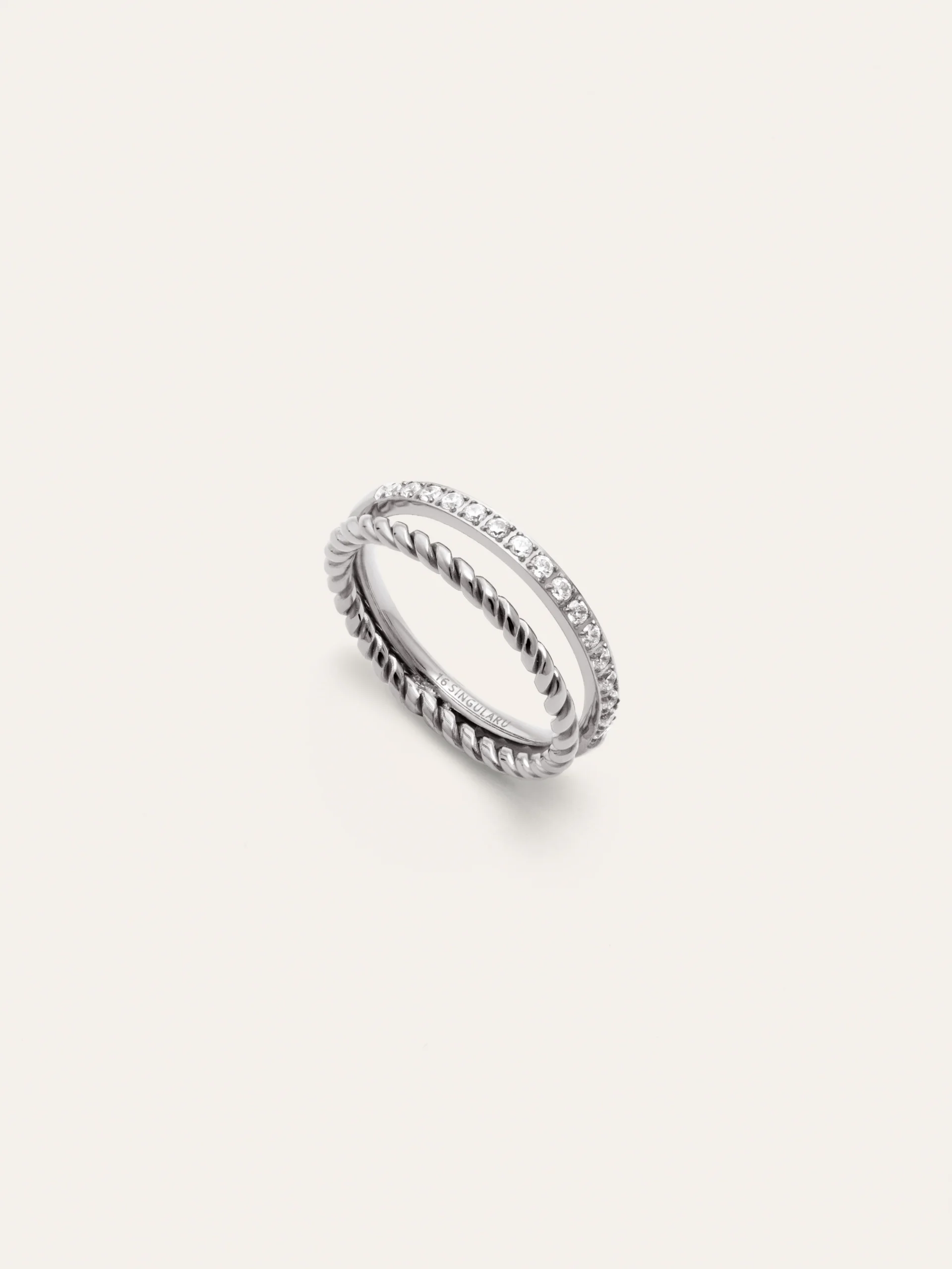 Anillo Doble Tressia - Imagen 2