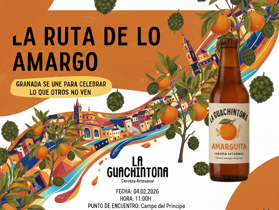 Cerveza artesanal sabor naranja